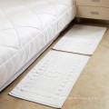 cotton jacquard frame embroidery spa floor mat towel